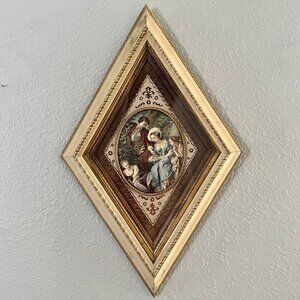 Vintage Turner Romantic Print Wall Art Framed Florentine Picture